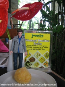 Edward Cullen at Josephine's Tagaytay